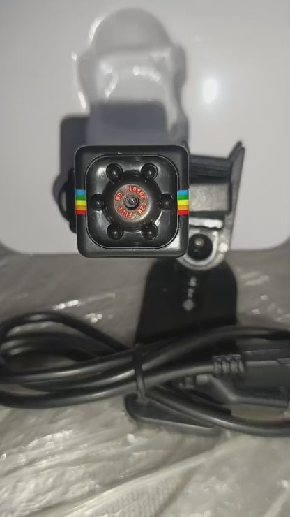 Mini Hidden Camera with Night Vision – HD Recording, Motion Detection & Adjustable Holding Stand