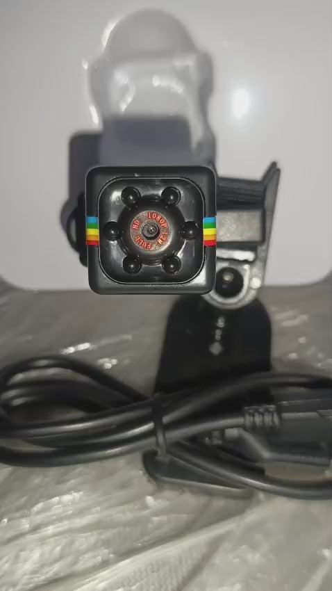 Mini Hidden Camera with Night Vision – HD Recording, Motion Detection & Adjustable Holding Stand