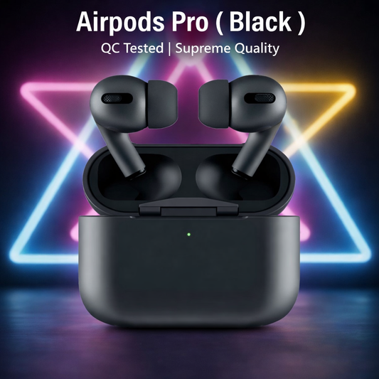 Apple AirPods Black Special Edition (2nd Generation) with Active Noise Cancellation – Seamless Wireless Audio (With Box)