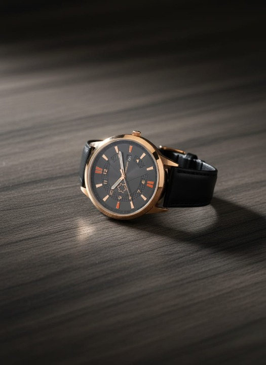 MontBlanc 0817A Men’s Luxury Watch | Premium Leather Strap, Water Resistant, Elegant Analog Timepiece ( without box )