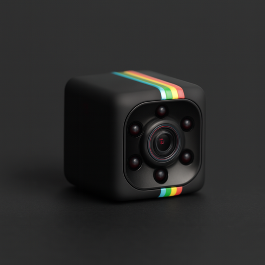 Mini Hidden Camera with Night Vision – HD Recording, Motion Detection & Adjustable Holding Stand