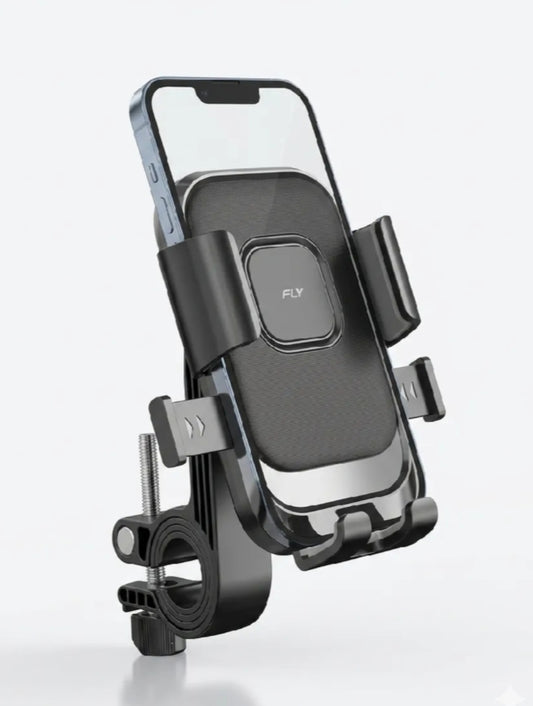 Bike Phone Holder Secure Stable Hands Free Riding With 360 Degree Adjustable Viewing